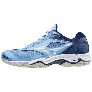 Tenis Para Netball Mizuno Wave Phantom 2 Nb Mujer Blancos/Azules | Mexico-734561